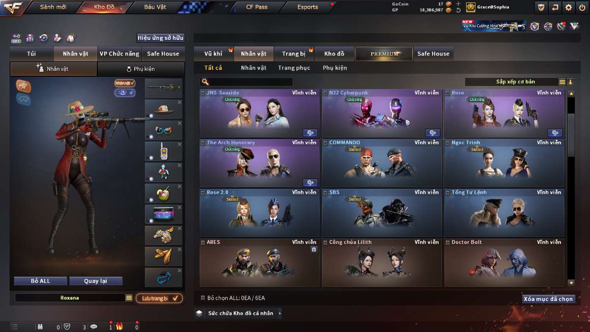 shop acc cf uy tin gia re